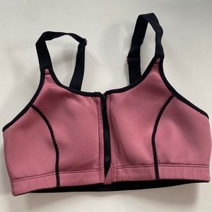 Very supportive pink sports bra